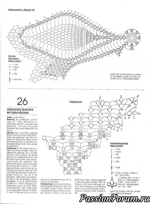 Филейка из журналов "Dekoratives Hakeln" продолжение