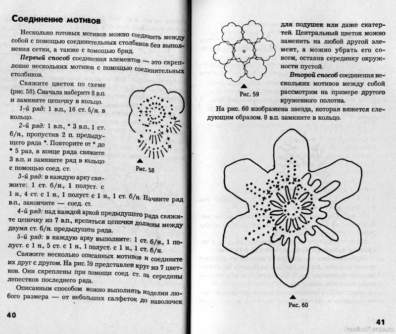 Гипюрное вязание, кружево. Фриволите