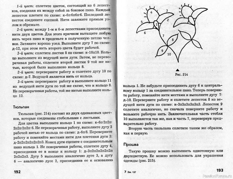 Гипюрное вязание, кружево. Фриволите