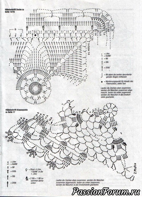 Филейка из журналов "Dekoratives Hakeln" продолжение