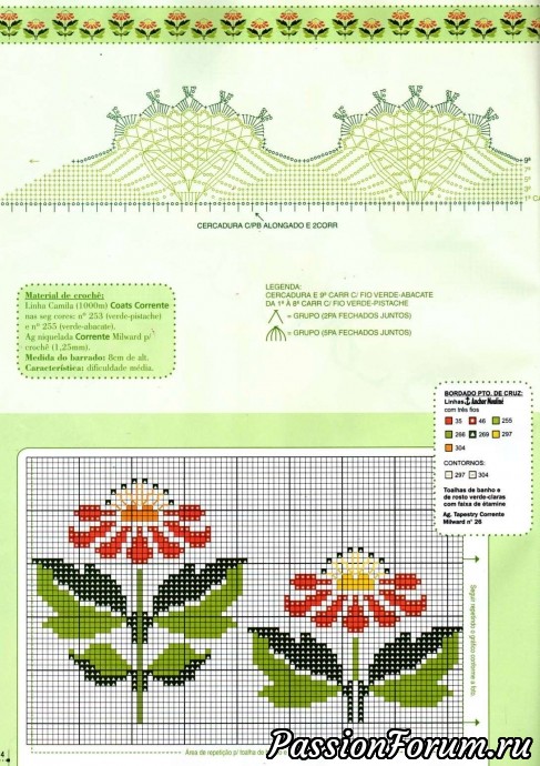 Сафетки, дорожки, полотенца вышитые крестом (продолжение)