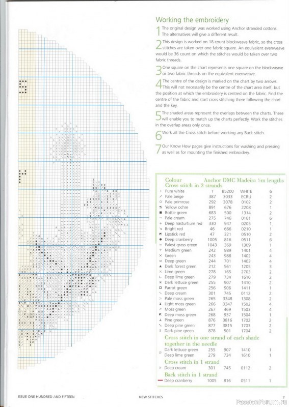 Вышивка с Mary Hickmott. Схемы и МК-17