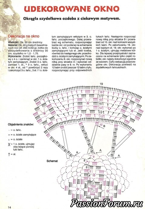 Польские журналы по вязанию крючком