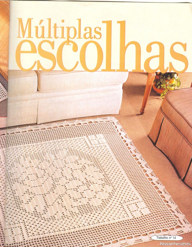 Trabalhos em Croche - работы крючком