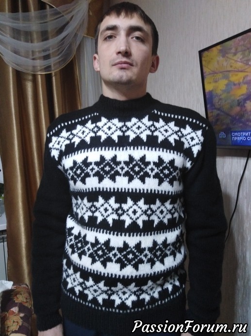 Свитер для внука