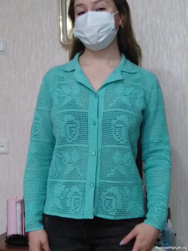 Кардиган для Насти