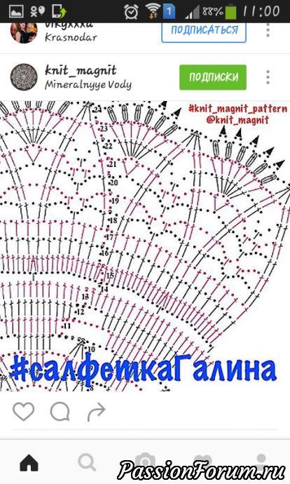 Салфеточка + схемка