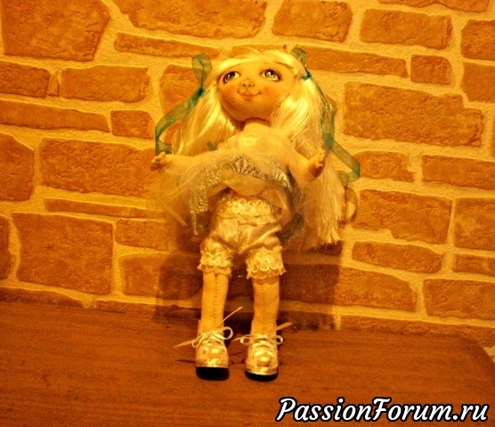 ​Текстильная кукла Элина.