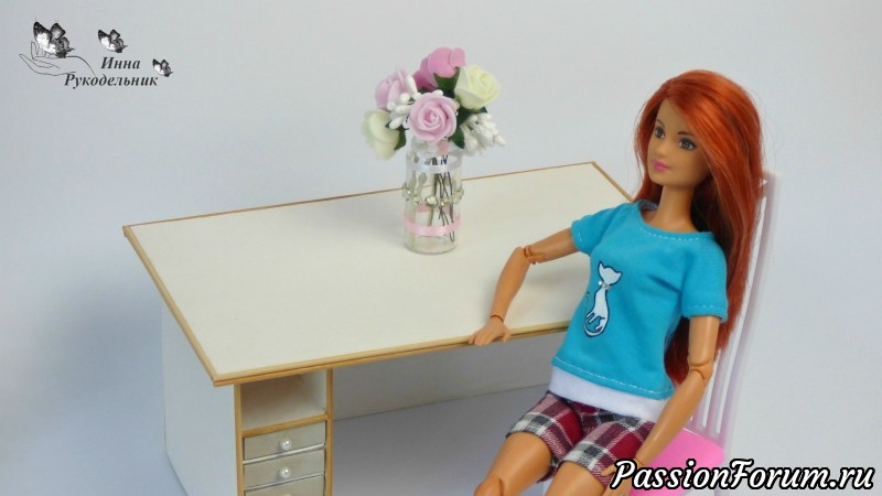 Как сшить ФУТБОЛКУ для куклы Barbie своими руками (DIY)