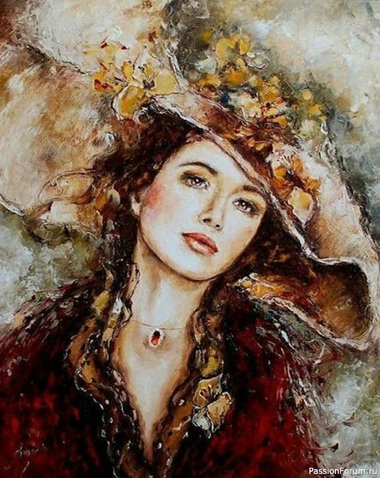 Дамы в шляпах (Широкополая а-ля Памела) Дамы в шляпах (Широкополая а-ля Памела)