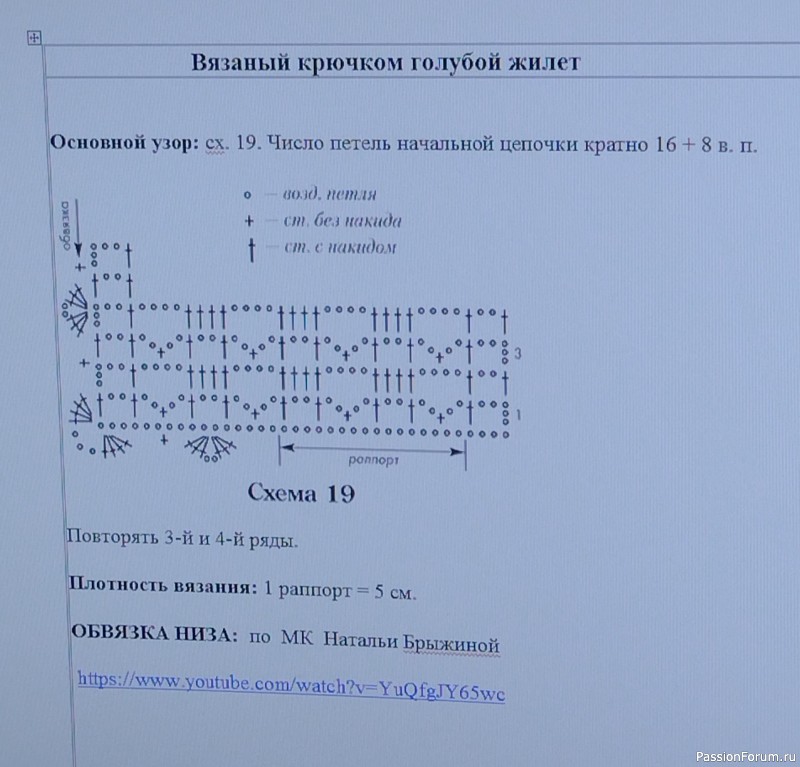 Голубой жилет