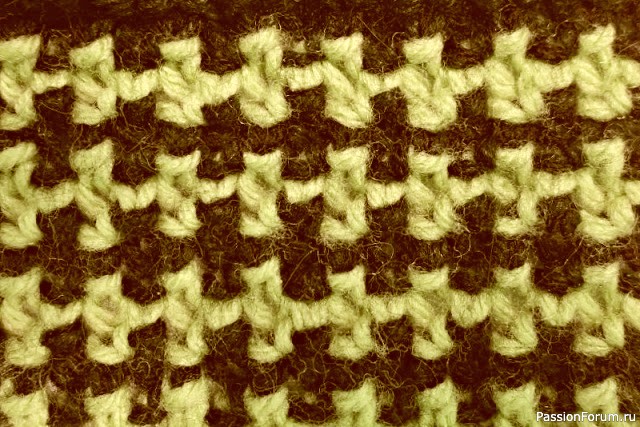 Твидовый узор &#039;&#039;Меандр-1&#039;&#039;. Видео МК