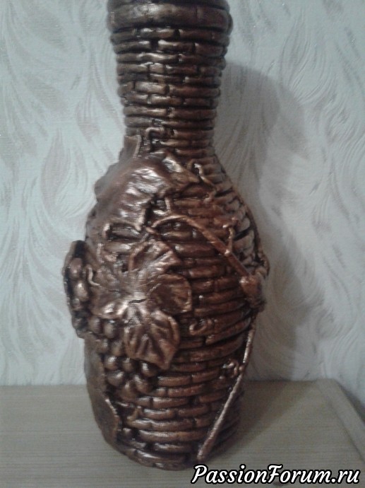 Декор вазы холодным фарфором