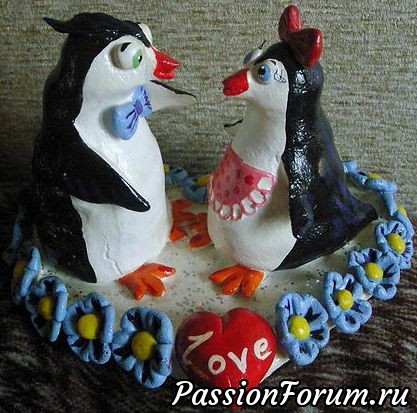 Объемная поделка ко дню Святого Валентина. Опять же соленое тесто. Объемная поделка ко дню Святого Валентина. Опять же соленое тесто.