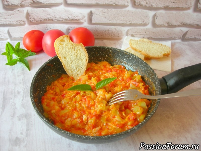 Менемен – турецкий завтрак простой и вкусный!
