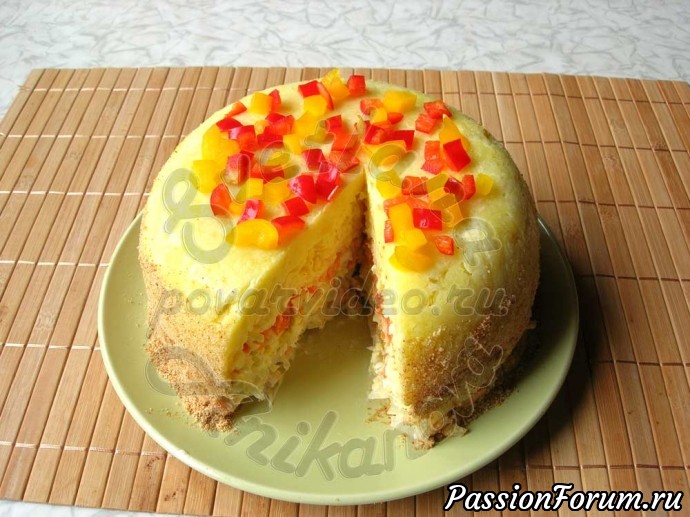 Салат "Пасхальный кулич"