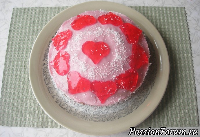 Торт для любимых ко Дню Святого Валентина