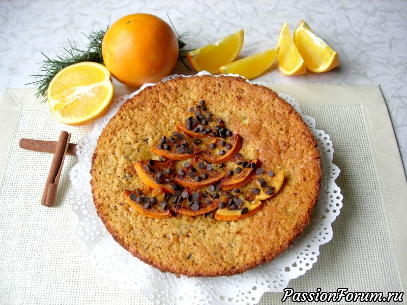 Готовлю Легко и Просто Вкуснейший Апельсиновый ПИРОГ с Кусочками Молочного Шоколада