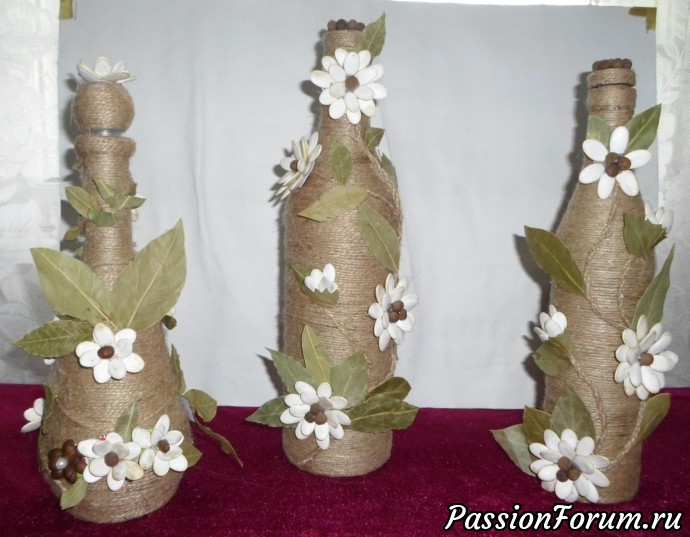 Декор бутылок. Декор бутылок.