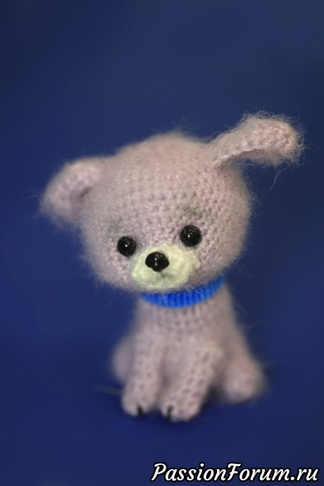 Брелочек для сумки "Сиреневый шенок"