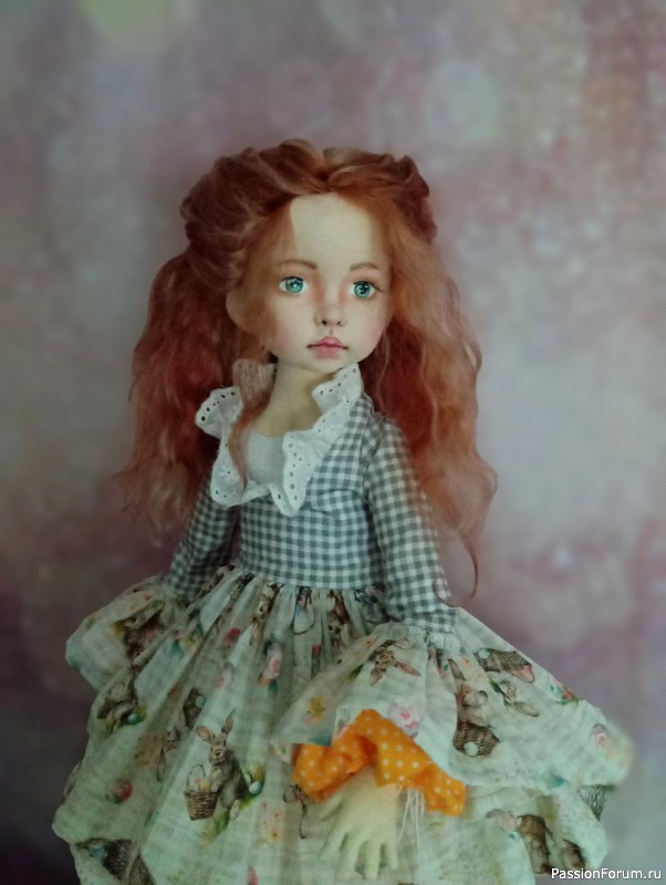Текстильная кукла ручной работы