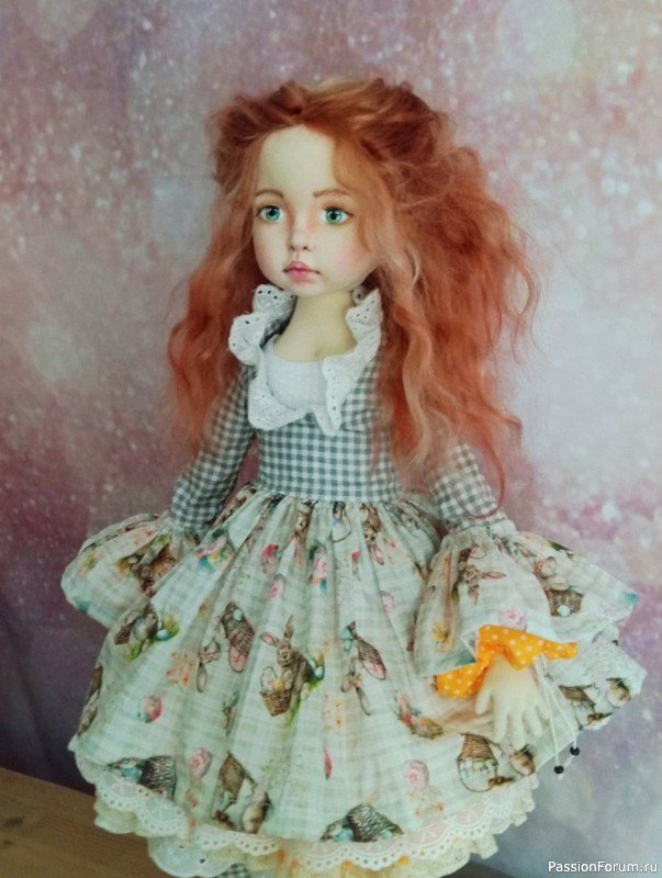 Текстильная кукла ручной работы