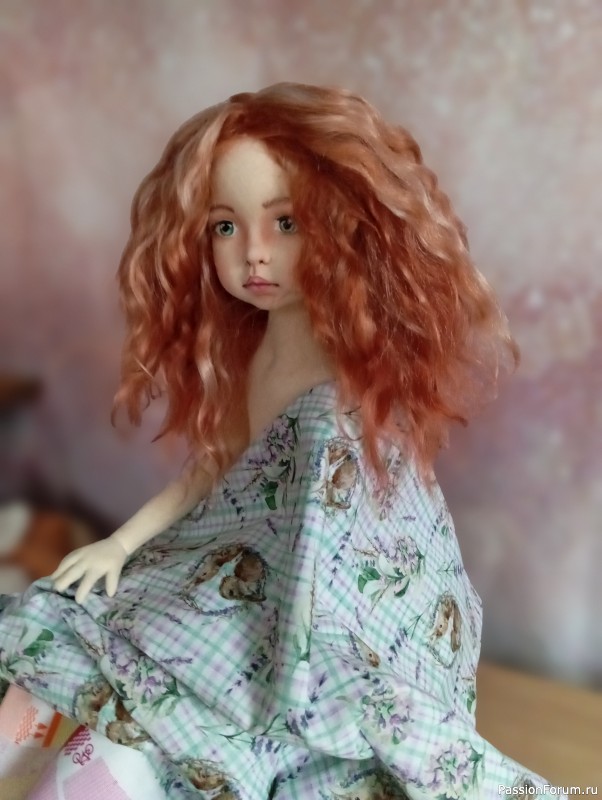 Текстильная кукла ручной работы