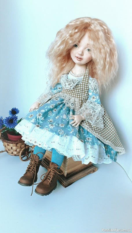Textile Doll. Текстильная кукла