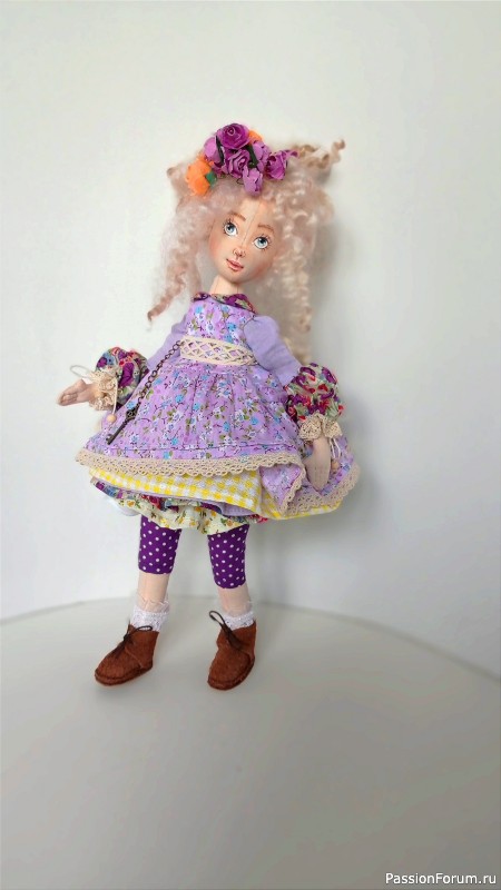 Textile Doll, текстильная кукла
