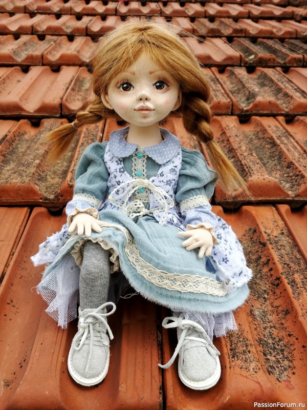 Авторская текстильная кукла Даша