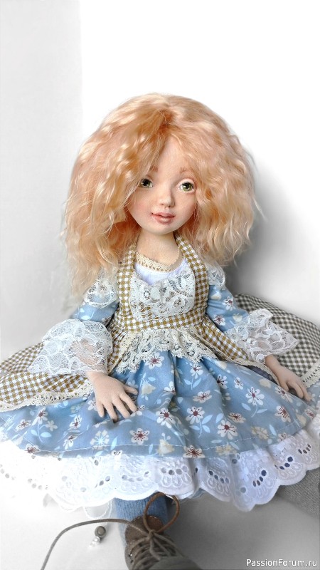 Textile Doll. Текстильная кукла