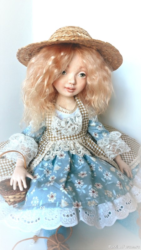 Textile Doll. Текстильная кукла