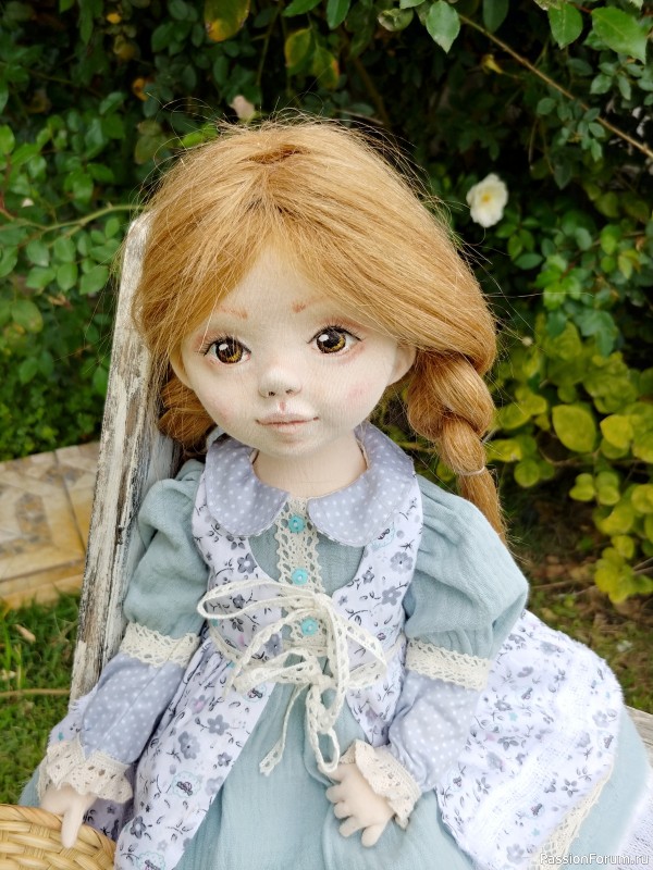 Авторская текстильная кукла Даша