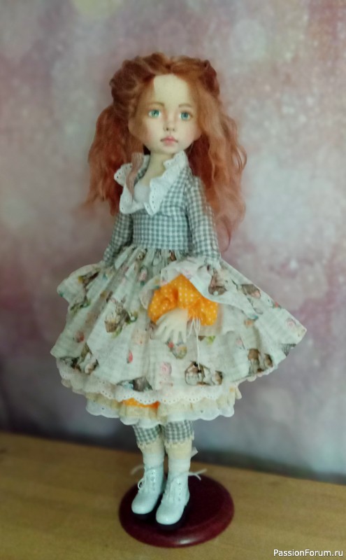 Текстильная кукла ручной работы