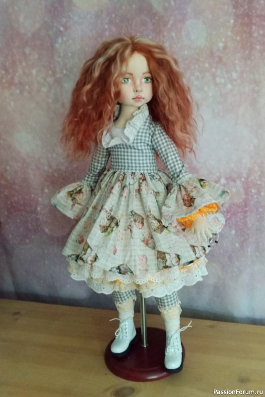 Текстильная кукла ручной работы