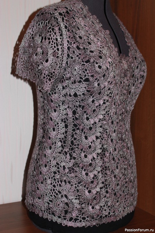 Топ "Иллария", лен с вискозой