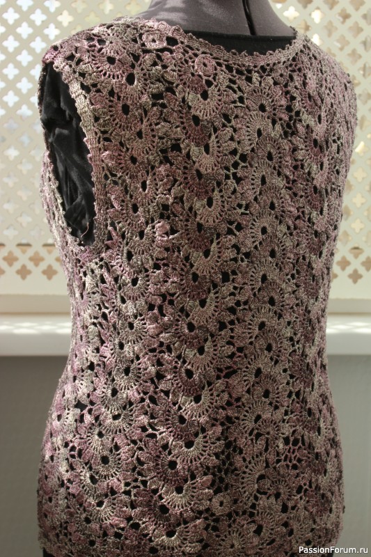 Топ "Иллария", лен с вискозой