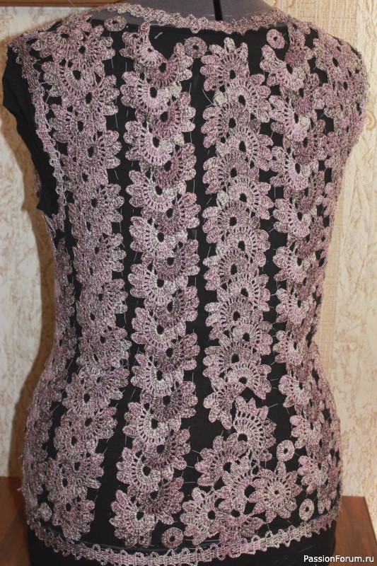 Топ "Иллария", лен с вискозой