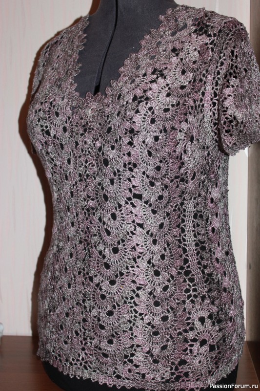 Топ "Иллария", лен с вискозой