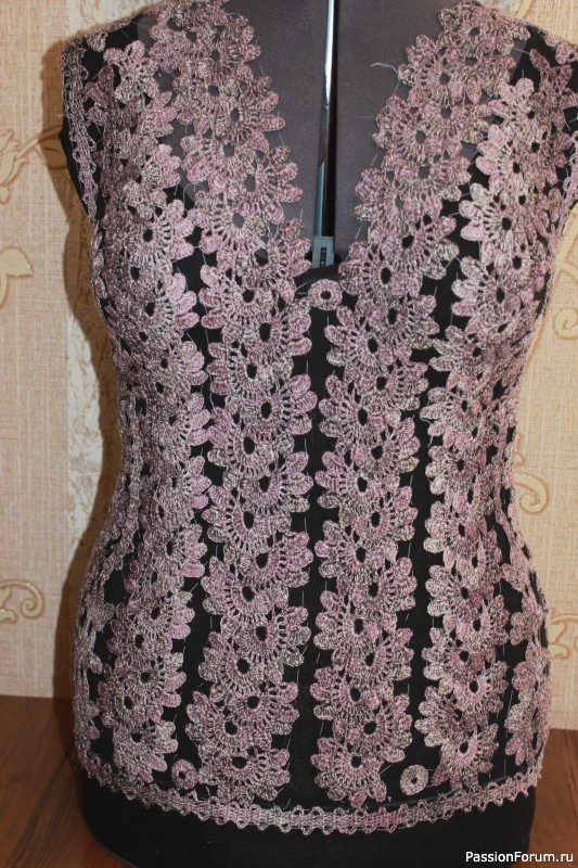 Топ "Иллария", лен с вискозой