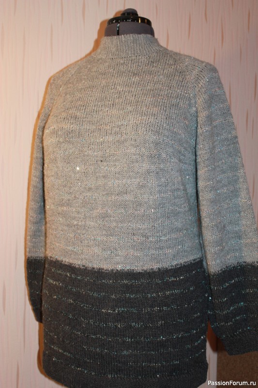 Джемпер "Оттенки серого" - дубль два.
