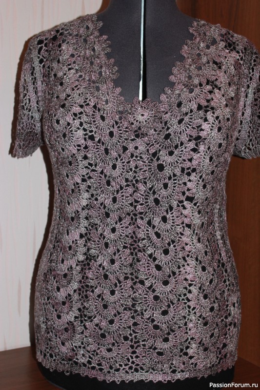 Топ "Иллария", лен с вискозой