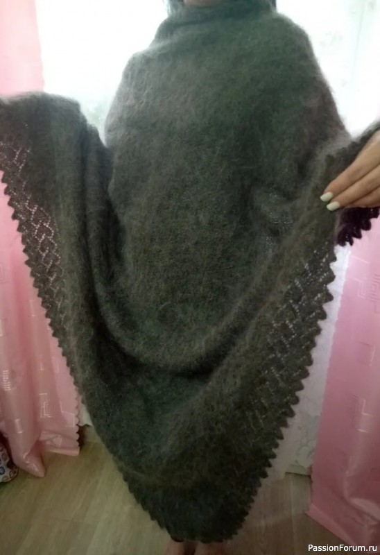 Пуховая шаль