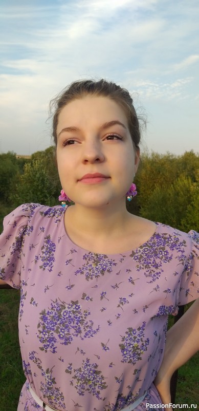 Серьги "Ирисы"
