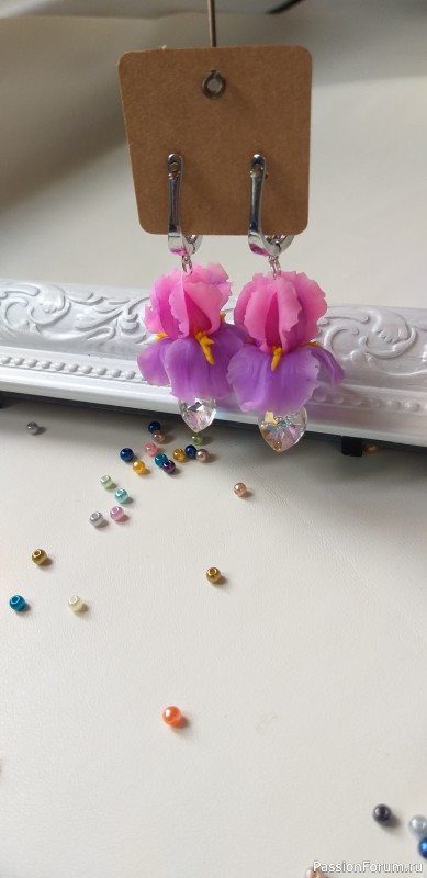 Серьги "Ирисы"