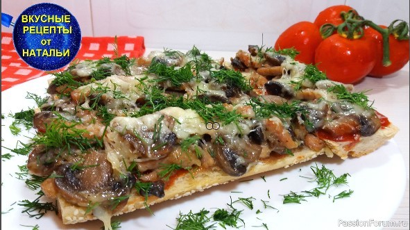Горячие БУТЕРБРОДЫ с грибами и сыром. Рецепт вкусной закуски.
