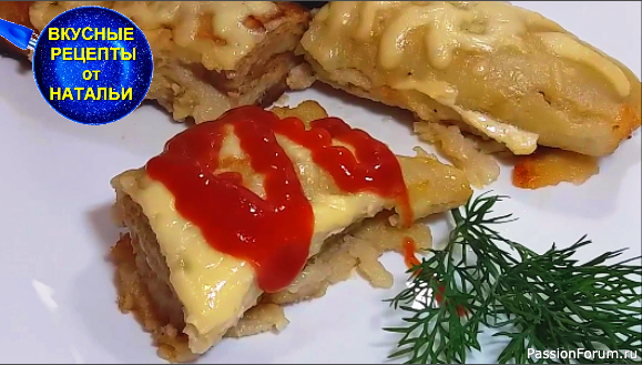Картофельные блины с мясом.Рецепт вкусного обеда.