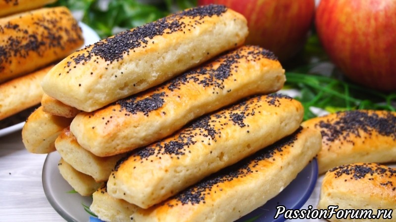 Быстрые к чаю творожные палочки