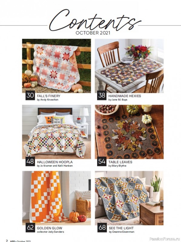 Журнал "American Patchwork & Quilting" №172 2021