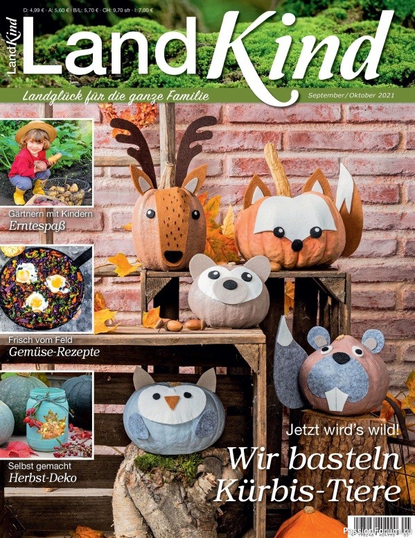 Журнал LandKind - Landglück für die ganze Familie - September/October 2021